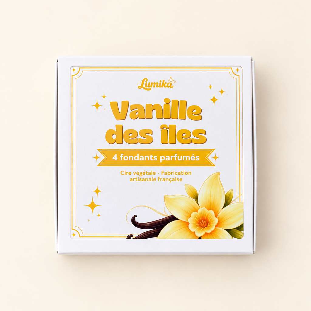 Vanille des Îles — Boîte de 4 cubes parfumés