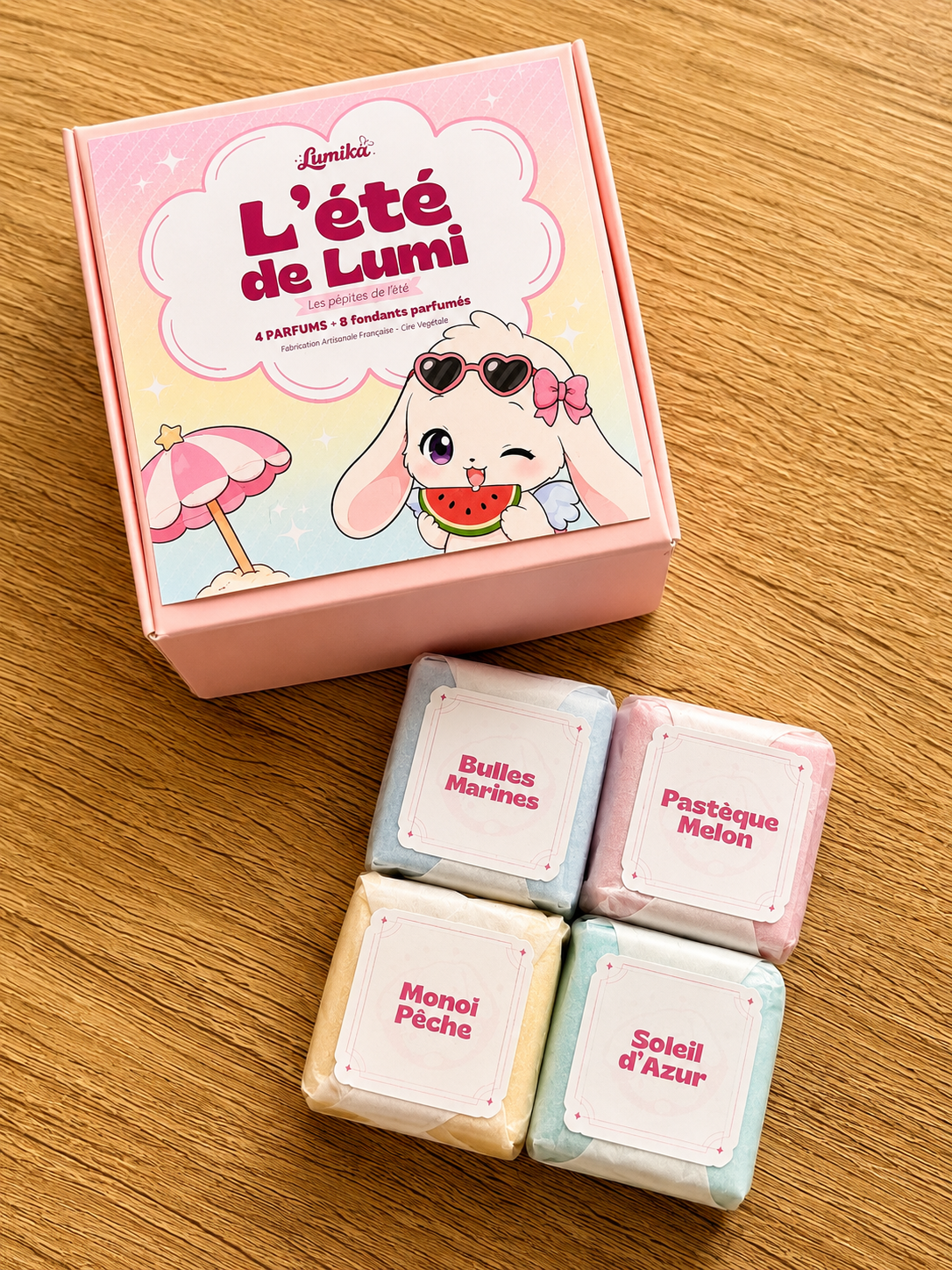 Les Pépites de l’Été — Coffret de 8 fondants parfumés