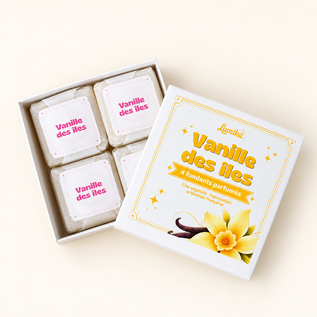 Vanille des Îles — Boîte de 4 cubes parfumés