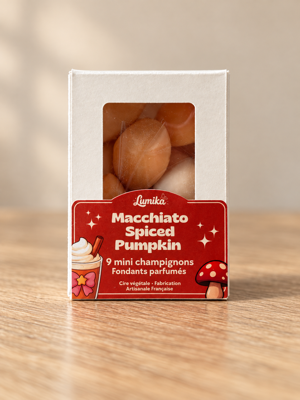 Macchiato Spiced Pumpkin — 9 petits champignons parfumés