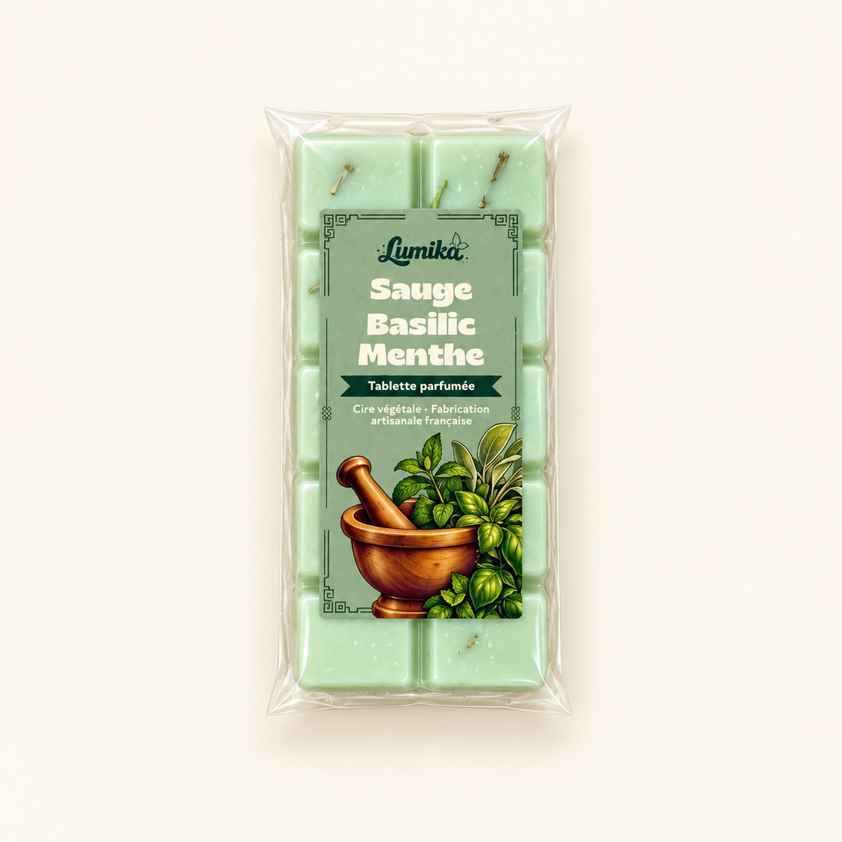 Sauge Basilic Menthe — Tablette parfumée